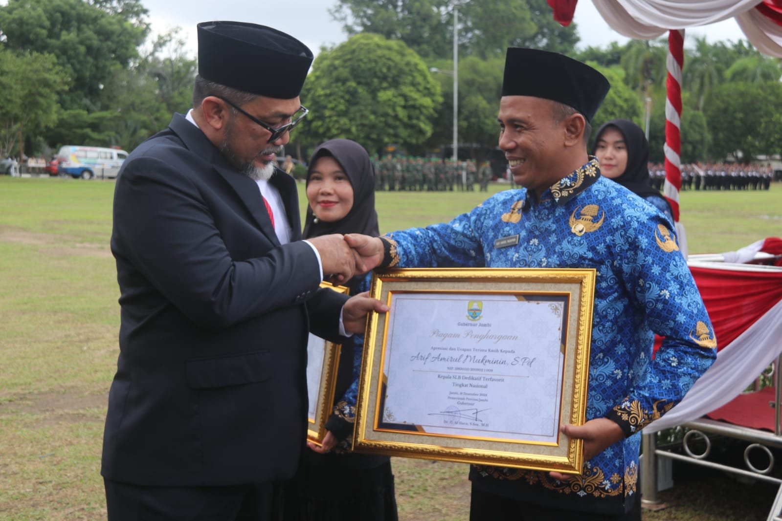 Sekda Provinsi Jambi Pimpin Upacara Peringatan Hari Bela Negara Ke-76 Tahun, Ini Pesannya