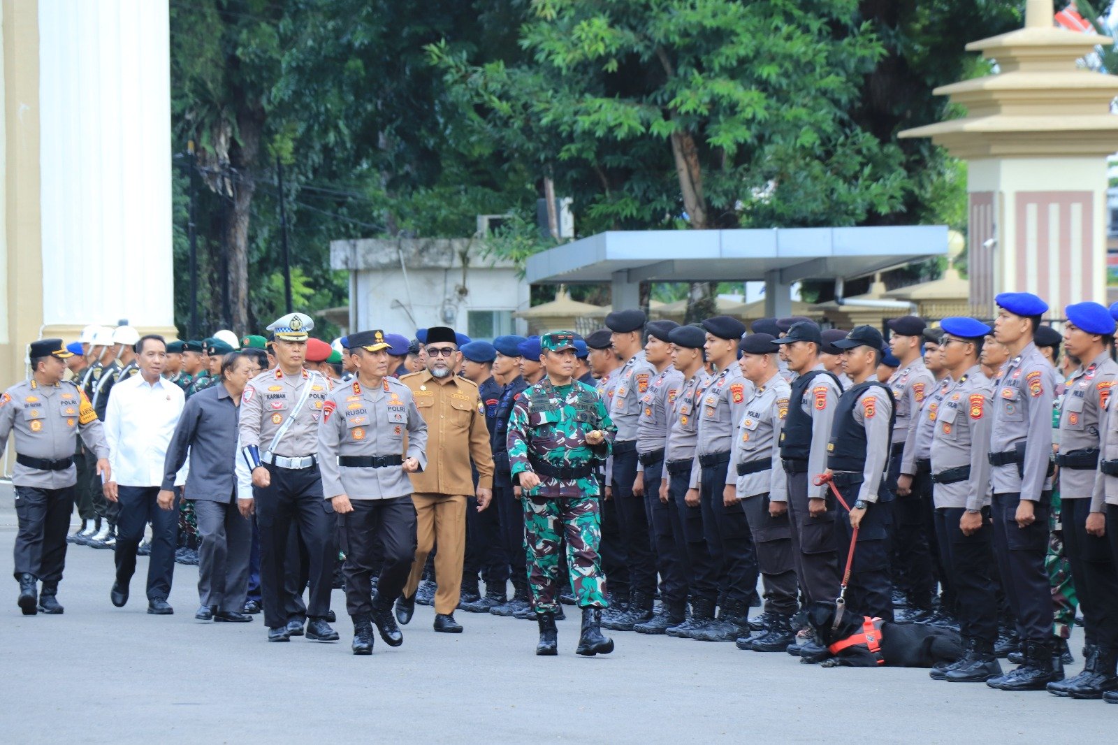 Polda Jambi Gelar Pasukan Ops Lilin, Siap Amankan Nataru 2025