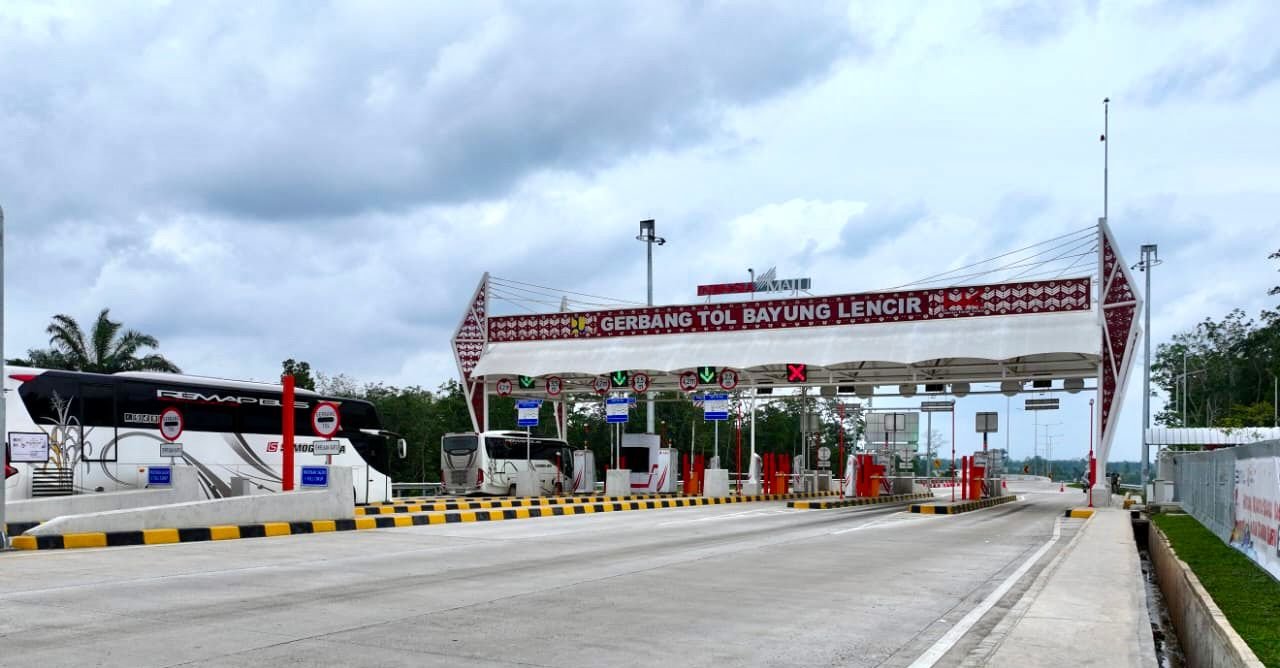 Belasan Ribu Kendaraan Lewati Tol Bayung Lencir-Tempino Selama Libur Nataru 2024/2025