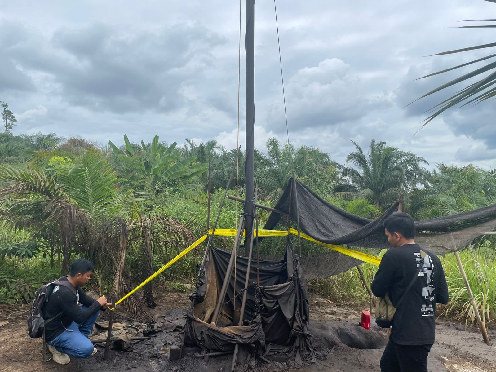 Puluhan Sumur Minyak Ilegal di Batanghari Ditutup Tim Gabungan Polda-Denpom