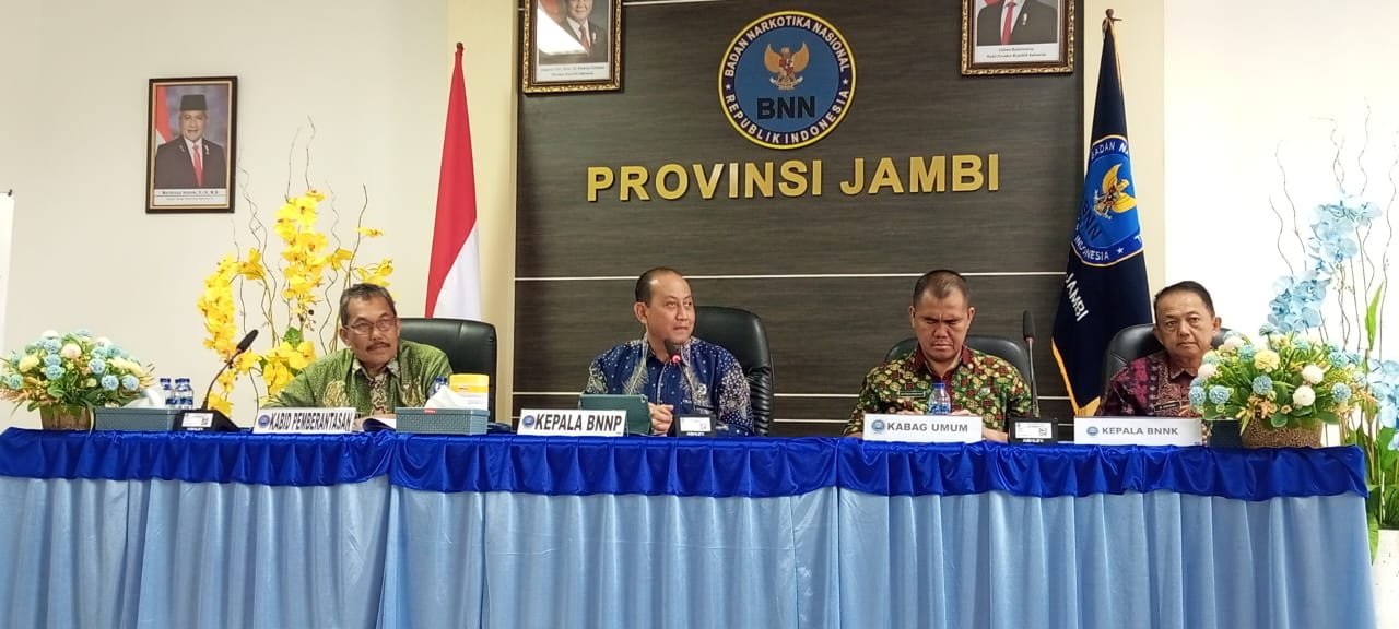 Sepanjang Tahun 2024, BNNP Jambi Sita Ratusan Gram Narkoba Baru Asal Shanghai