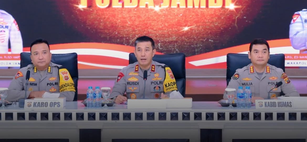 Jumlah Tindak Pidana di Jambi Menurun Sepanjang Tahun 2024, Kapolda Harap Peningkatan Kinerja Personel