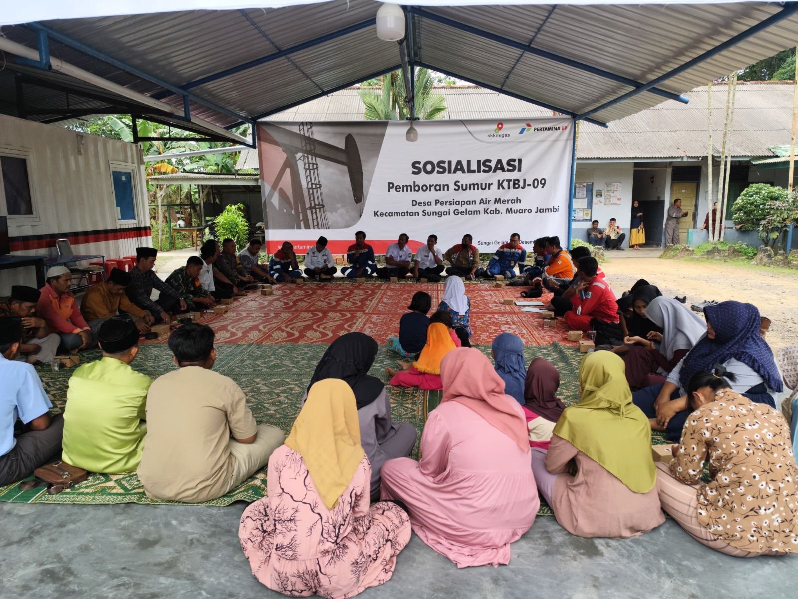 Pertamina EP Jambi Gelar Syukuran Bersama Warga: Pemboran Sumur Minyak Baru KTBJ-09