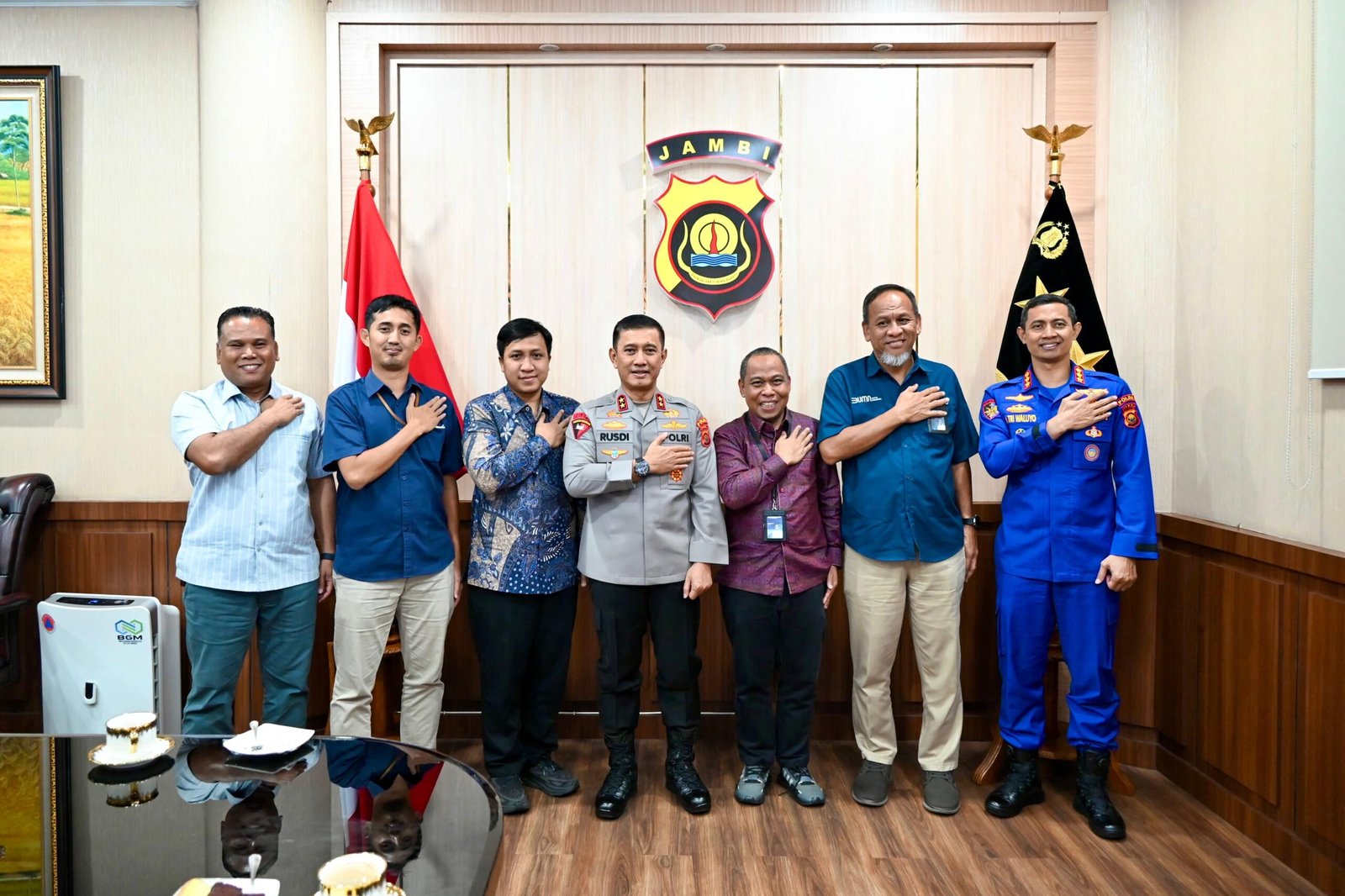 Kapolda Jambi Sambut Kunjungan Pimpinan Pelindo Regional 2 Jambi: Perkuat Komunikasi dan Kerjasama