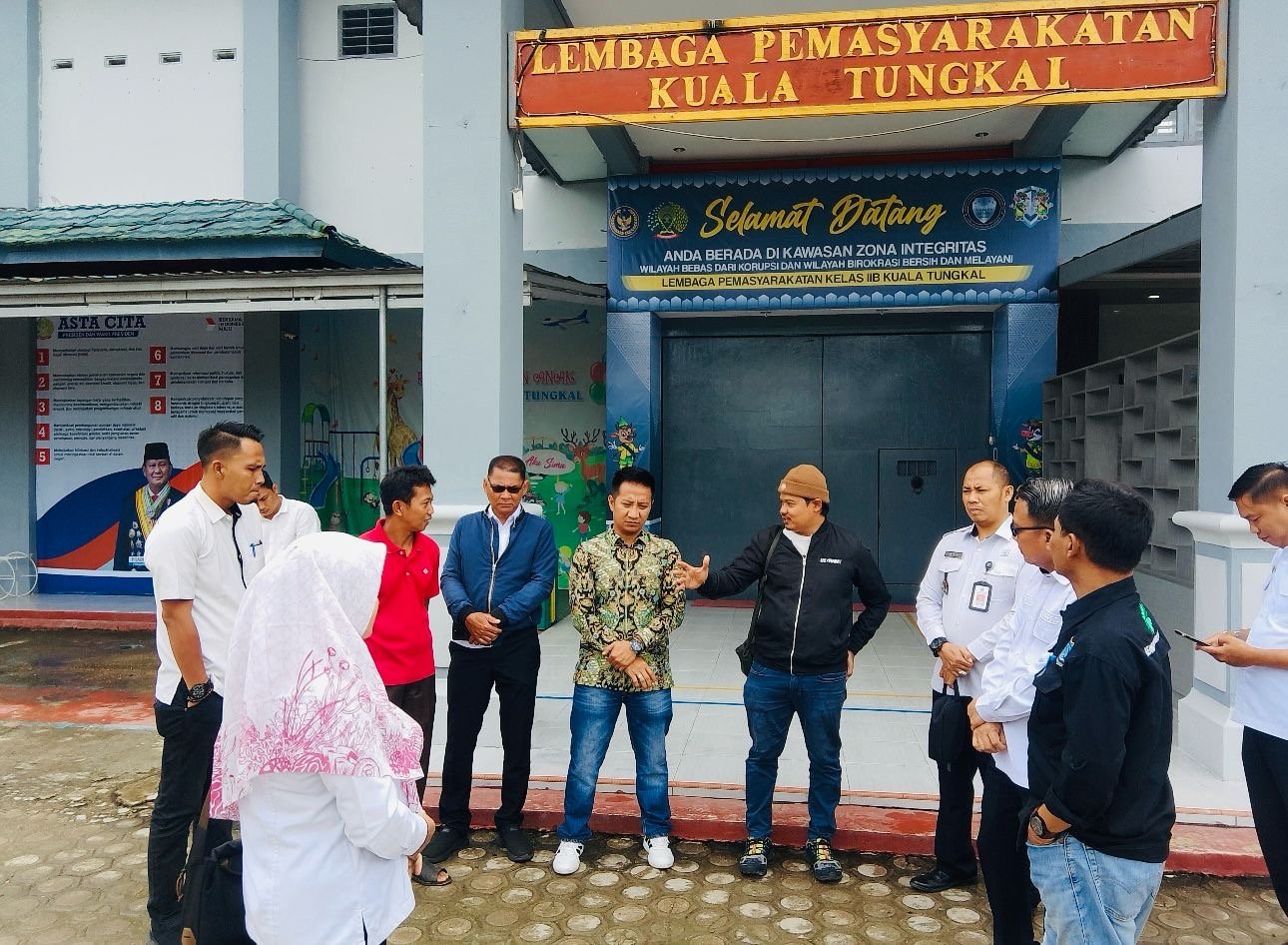 Tindak Lanjuti Laporan Masyarakat, Ketua Komisi II DPRD Tanjabbar Lakukan Sidak ke Lapas Kuala Tungkal