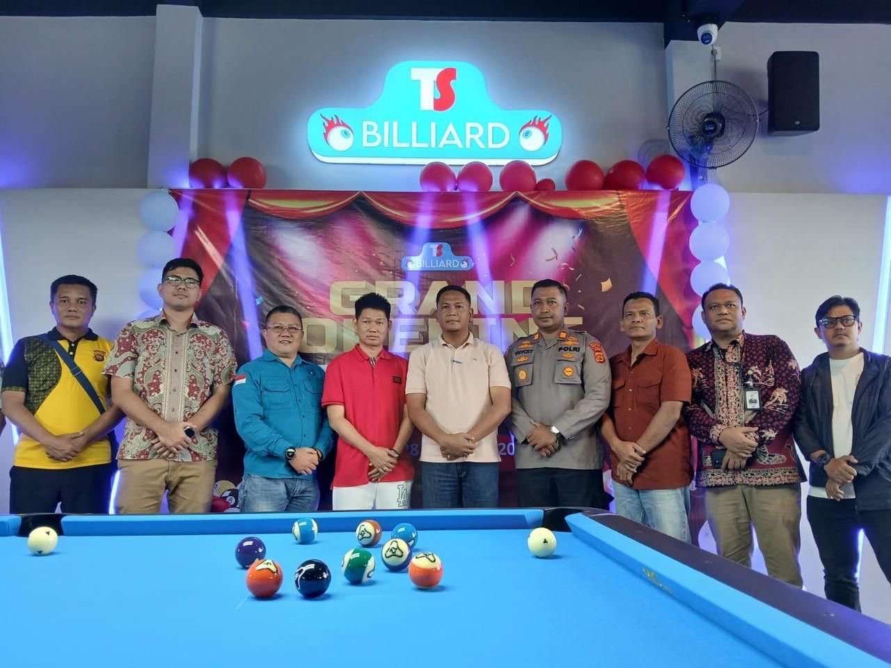 Grand Opening TS Billiard dan TS Kopitiam: Tempat Hiburan dan Latihan Billiard Terbesar di Kuala Tungkal