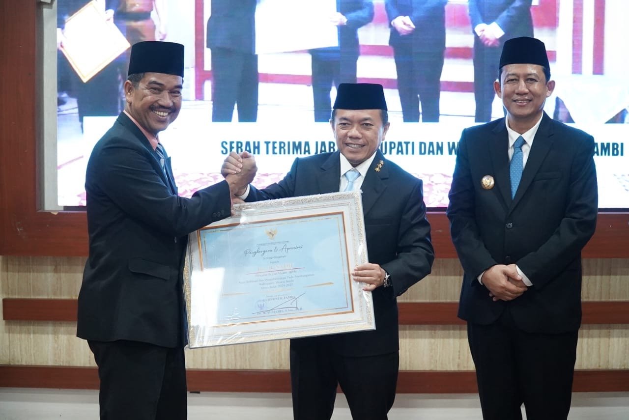 Hadiri Sertijab Bupati Muaro Jambi, Ini Pesan Gubernur Al Haris