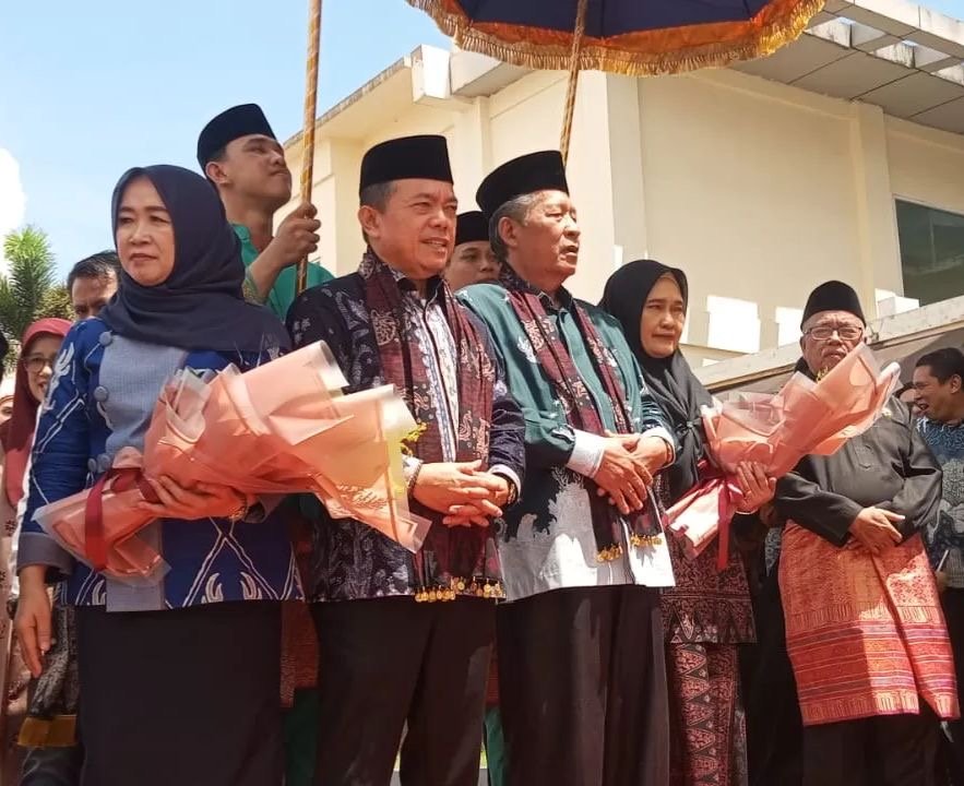 Tiba di Jambi Usai Ikuti Retret, Al Haris-Abdullah Sani Siap Dukung Asta Cita Presiden