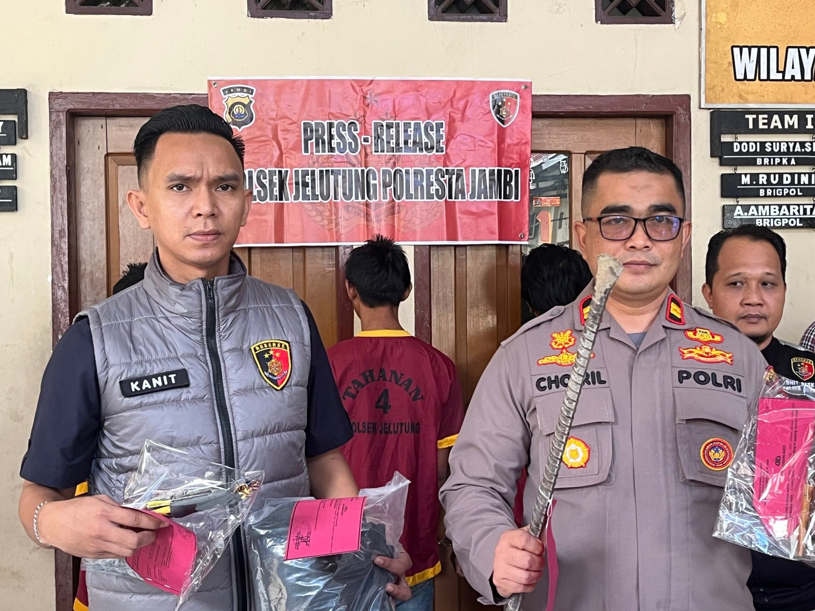 Curi Mesin AC dan Kabel Listrik, 3 Pelaku Spesialis Pencurian di Jambi Ditangkap Polisi