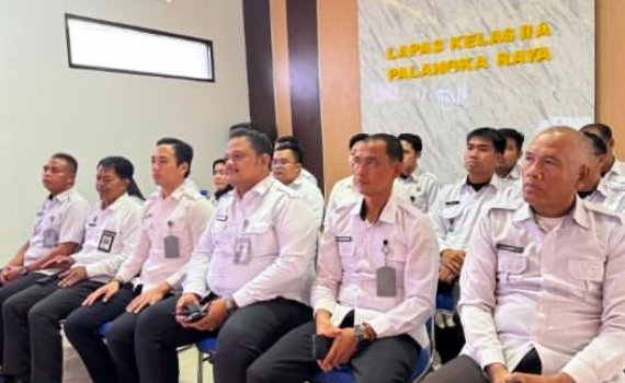 Lapas Palangka Raya Ikuti Sosialisasi Pengawasan Internal, Tingkatkan Kepatuhan dan Integritas Petugas