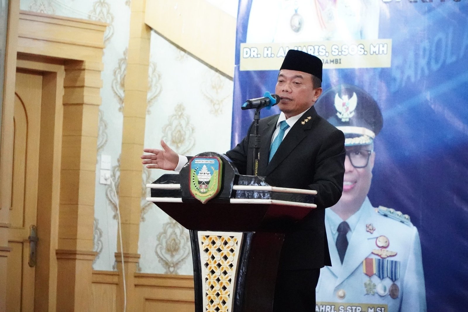 Gubernur Al Haris Hadiri Sertijab Bupati dan Wakil Bupati Sarolangun