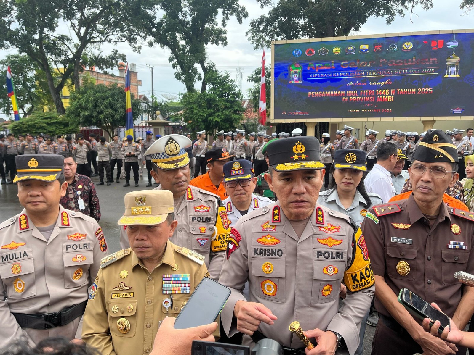 Polda Jambi Gelar Apel Operasi Ketupat 2025, Siapkan Pengamanan Mudik Lebaran