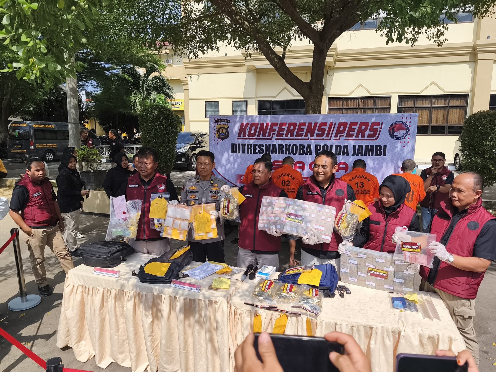 Polda Jambi Bongkar TPPU Jaringan Narkotika, Rp 1,4 Miliar Disita