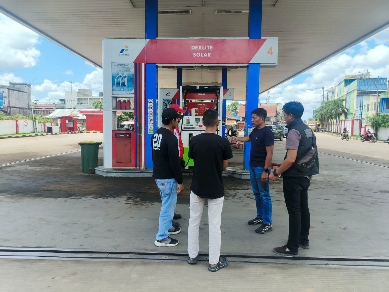 Unit Tipidter Polres Batanghari Sidak SPBU: Ingatkan Jangan Layani Pelansir