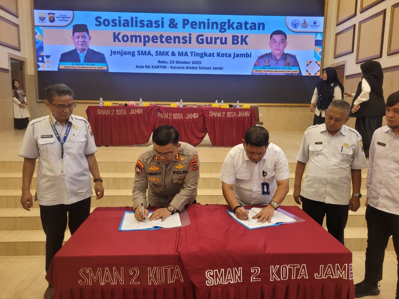 Disdik-Polda Jambi Jalin Kerjasama Peningkatan Kompetensi Guru BK dan Antisipasi Kenakalan Remaja: Perdana Dilakukan