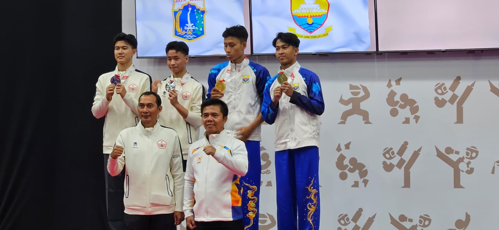 Akhirnya! Jambi Raih Emas Perdana PON Bela Diri Kudus 2025 dari Cabang Wushu