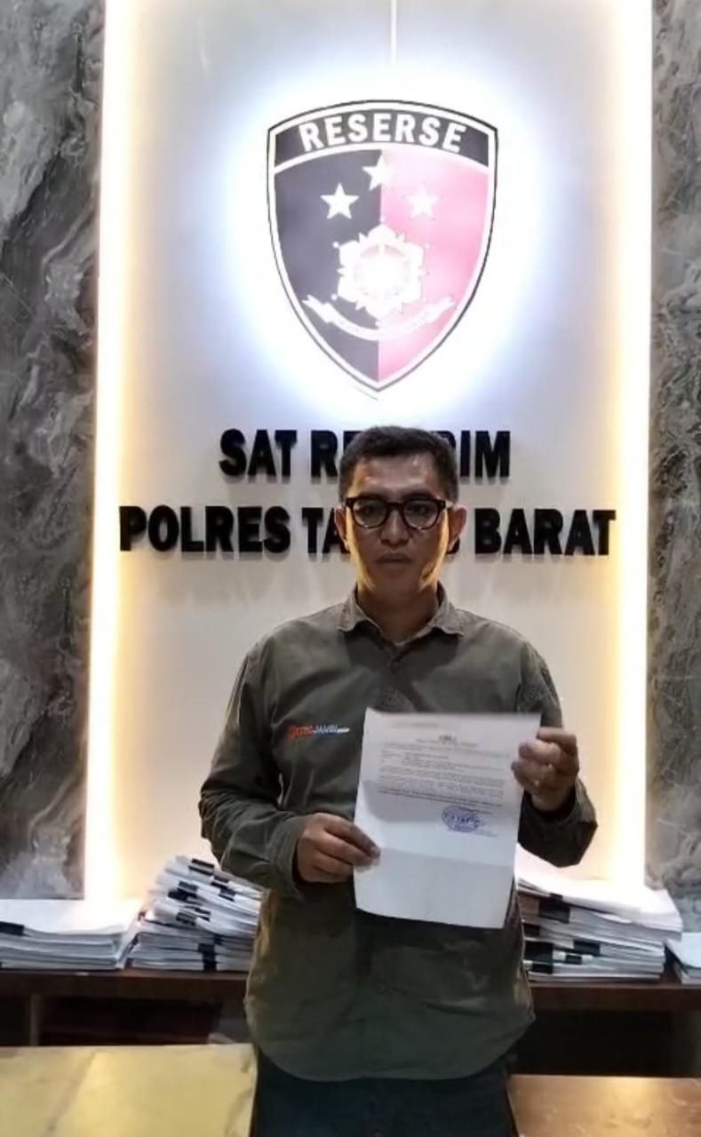 Pemred searah.co Laporkan Akun Medsos ke Polres Tanjabbar, Diduga Cemarkan Nama Baik Media