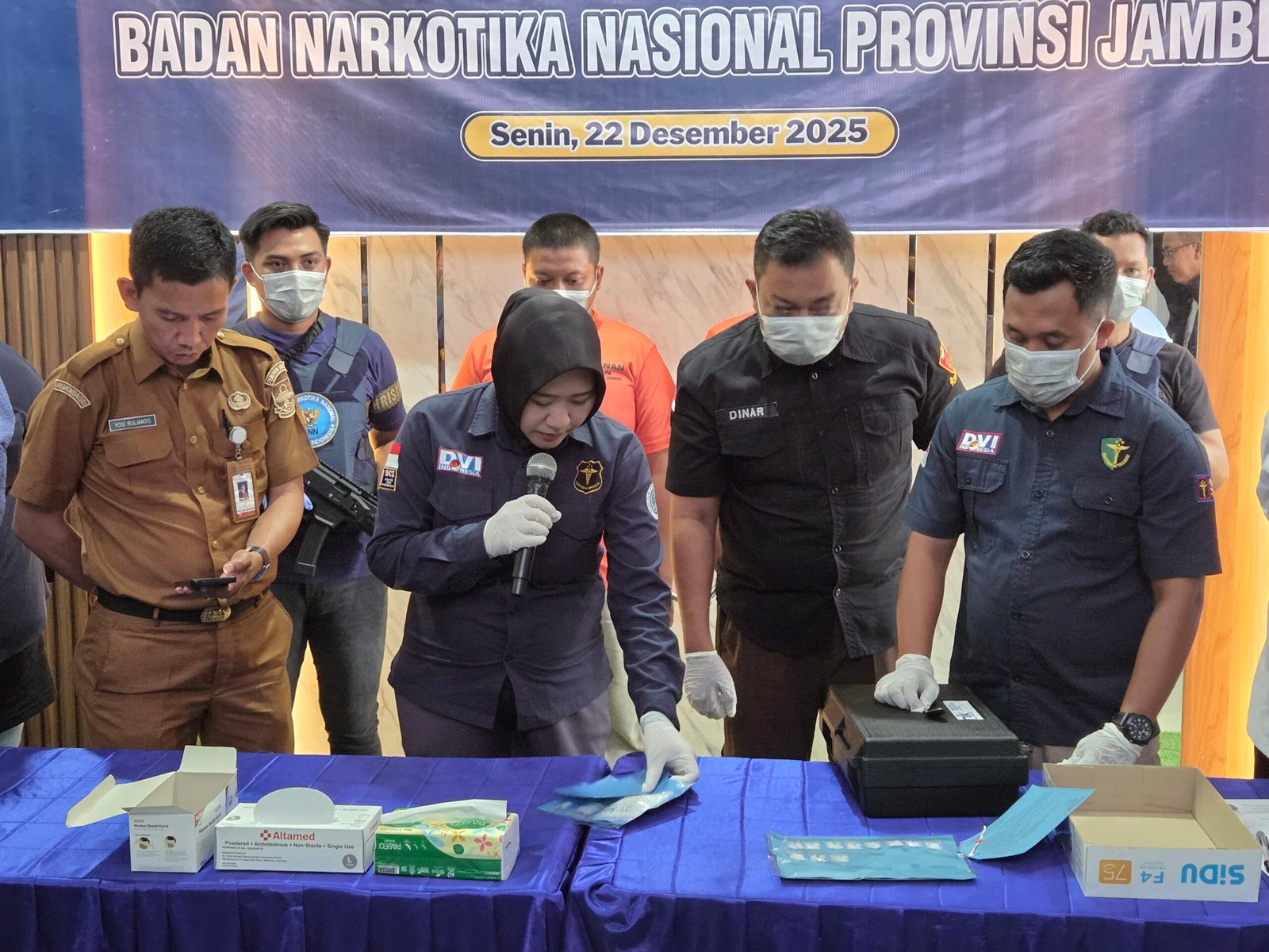Pencapaian Penindakan BNNP Jambi Sepanjang Tahun 2025: Puluhan Kilo Sabu dan Tersangka Diamankan