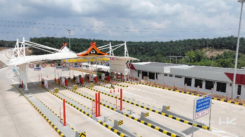 Rencana rute dan simpang susun Tol Jambi Rengat 198 km