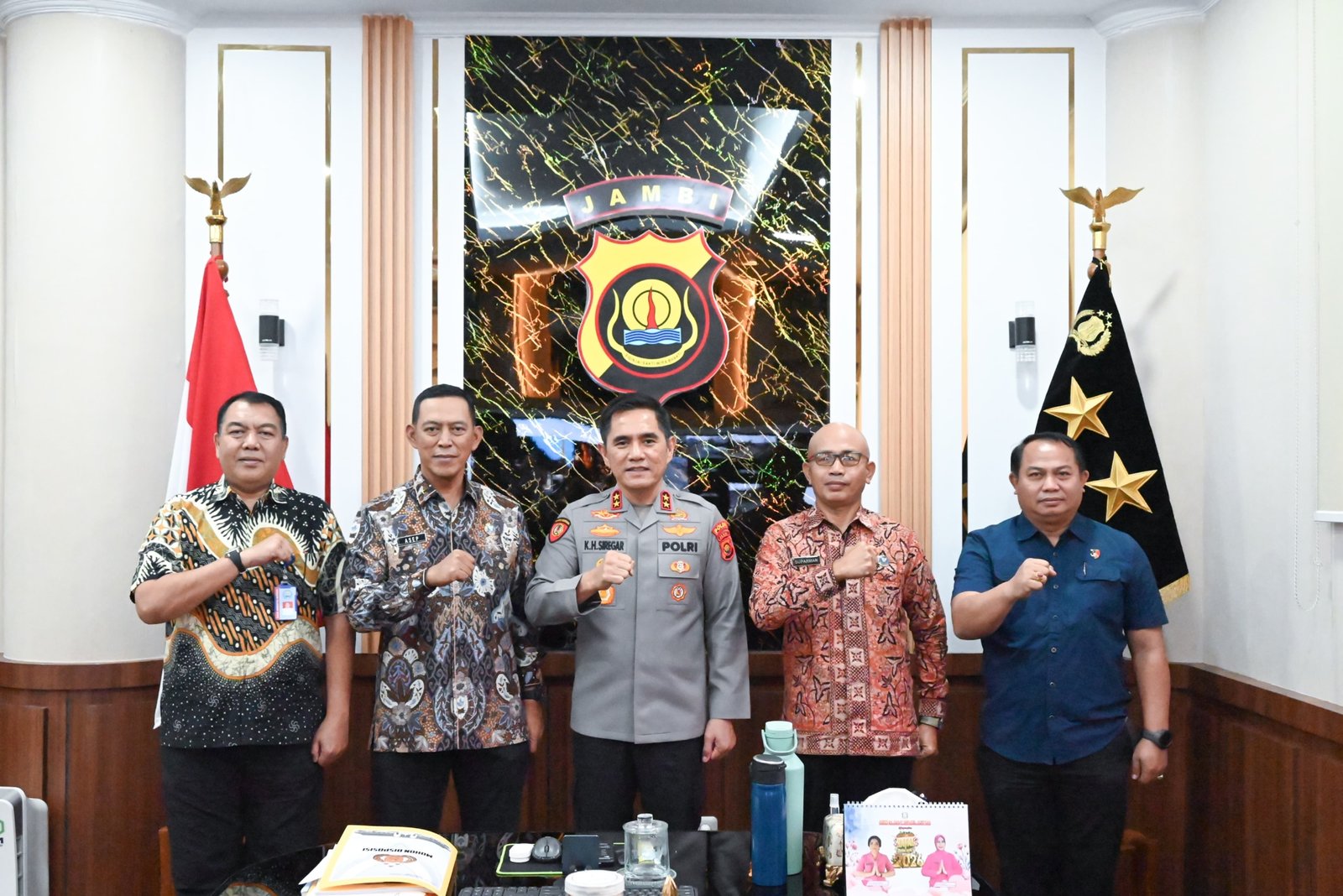 Perkuat Pemberantasan Narkotika, Kapolda Jambi Irjen Pol Krisno H Siregar Terima Kunjungan Kepala BNNP Jambi yang Baru