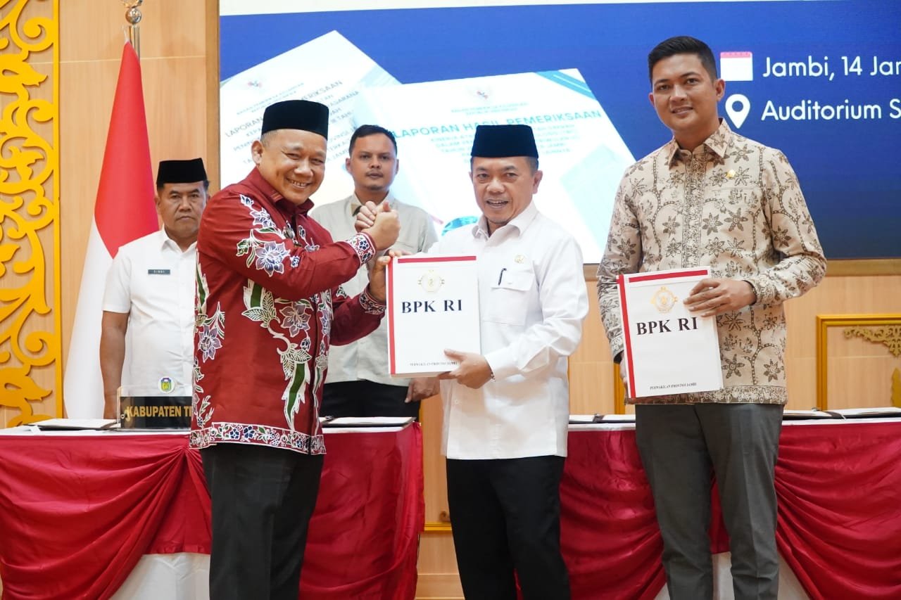 Terima LHP BPK 2026, Pemprov Jambi Fokus Benahi Sarana Pendidikan dan Penanganan TBC