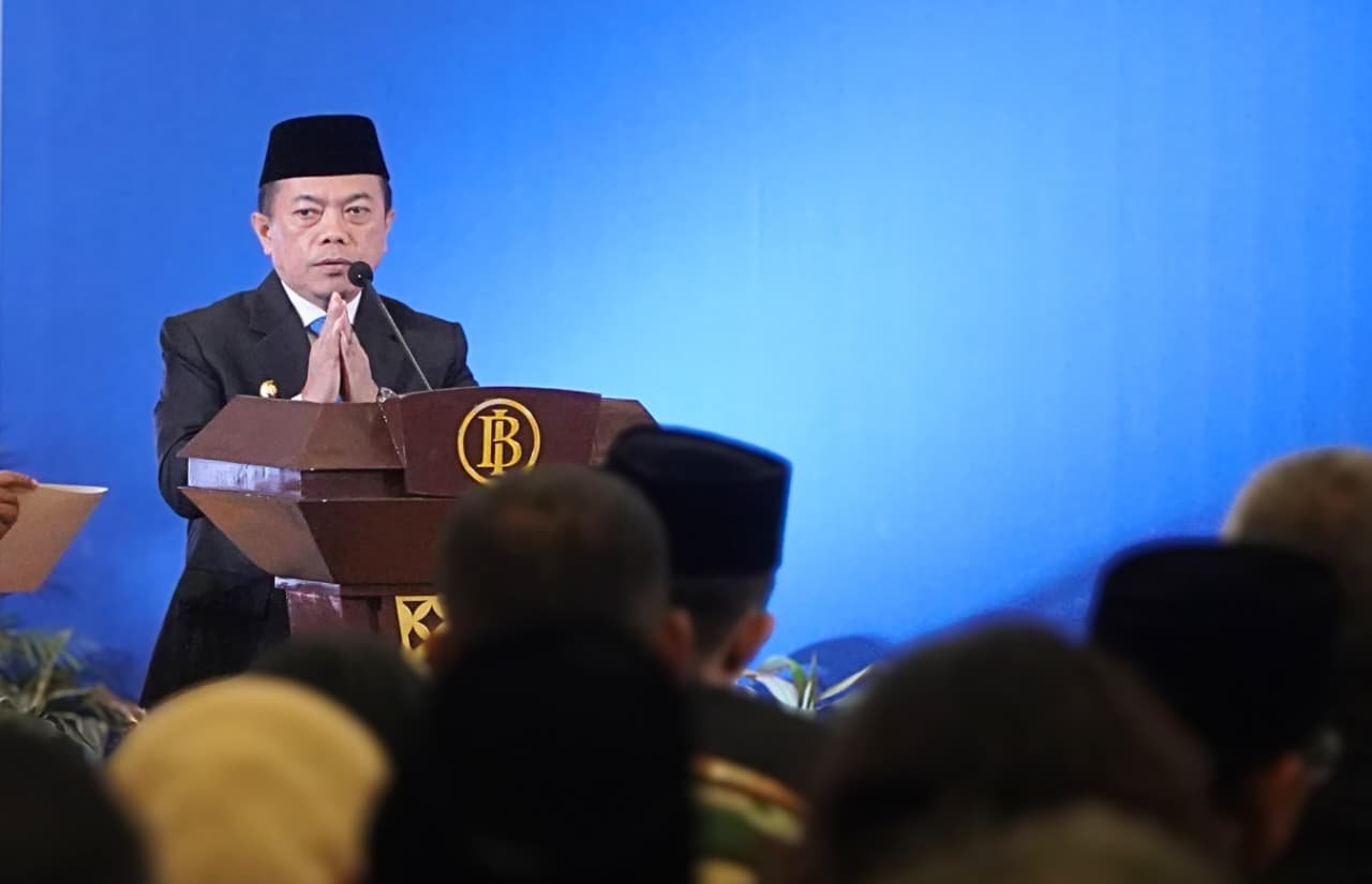 Gubernur Al Haris Ungkap Jambi Masuk 5 Besar Ekonomi Terbaik Nasional di Pengukuhan Kepala BI
