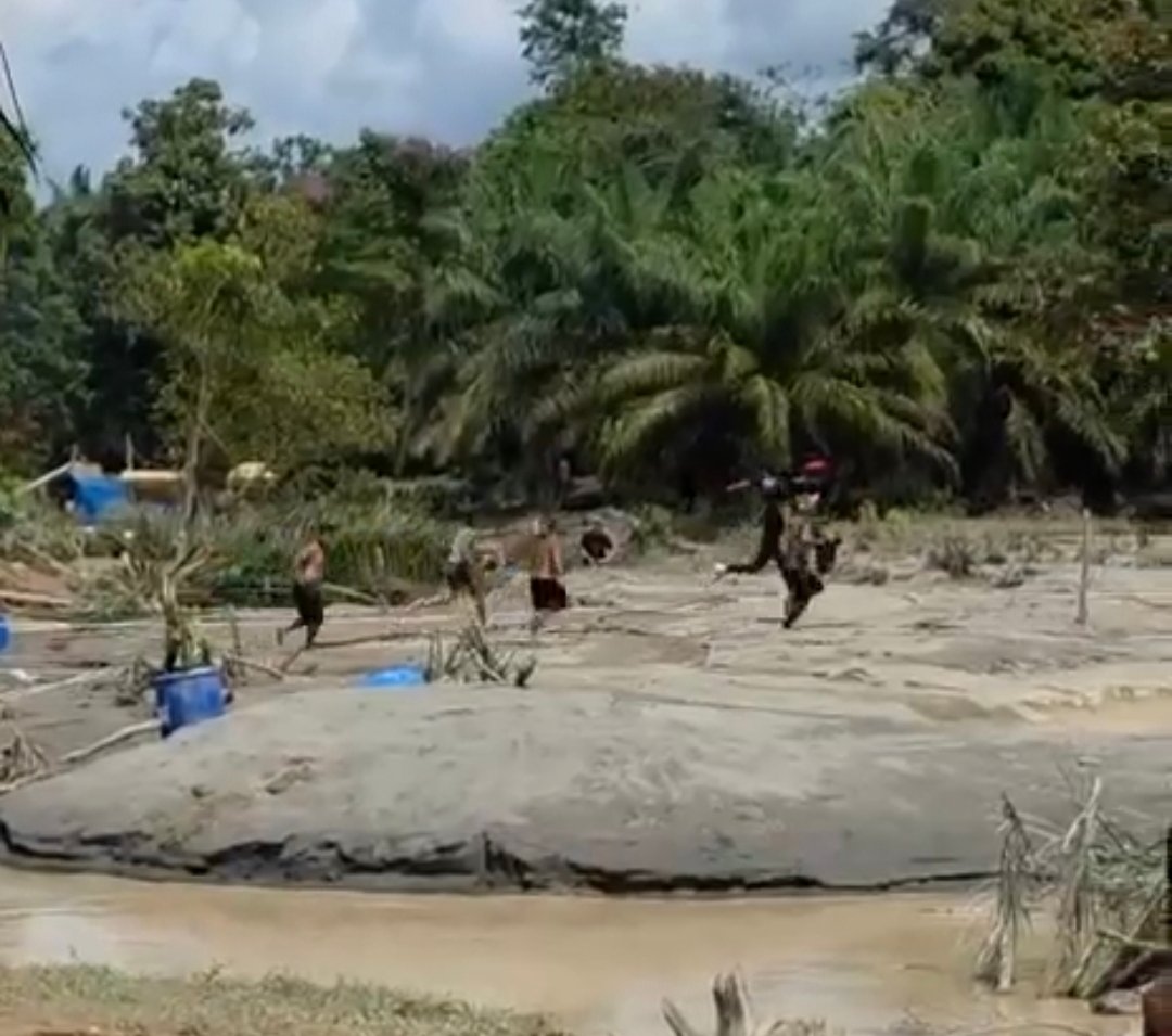 Satreskrim Polres Tebo Ungkap Kasus PETI di Kecamatan Sumay, Delapan Orang Diamankan