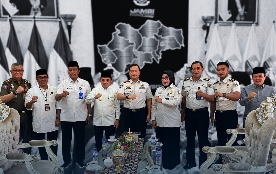 Perkuat Sinergi Pemasyarakatan, Kalapas Jambi Syahroni Ali Audiensi dengan Gubernur Jambi