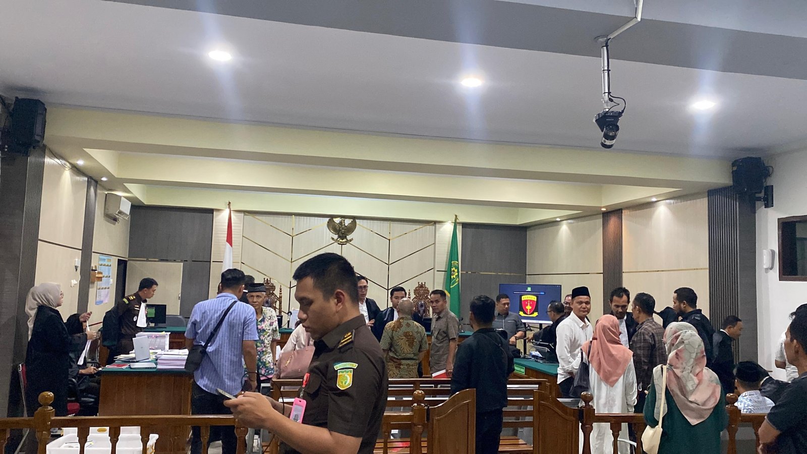 Sidang korupsi PJU Kerinci di Pengadilan Negeri Jambi
