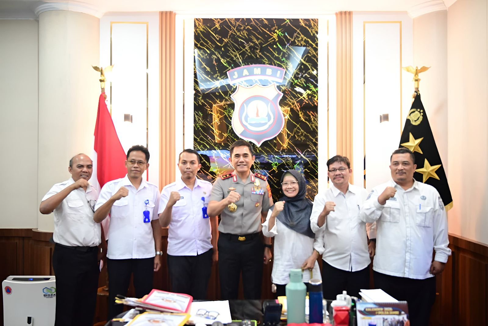 Kapolda Jambi Irjen Pol Krisno H Siregar rapat koordinasi karya bakti sosial bersama Pemprov Jambi