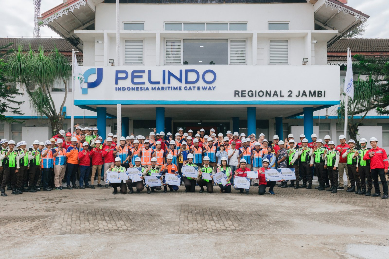 Apel Bulan K3 Nasional di Pelabuhan Pelindo Regional 2 Jambi.