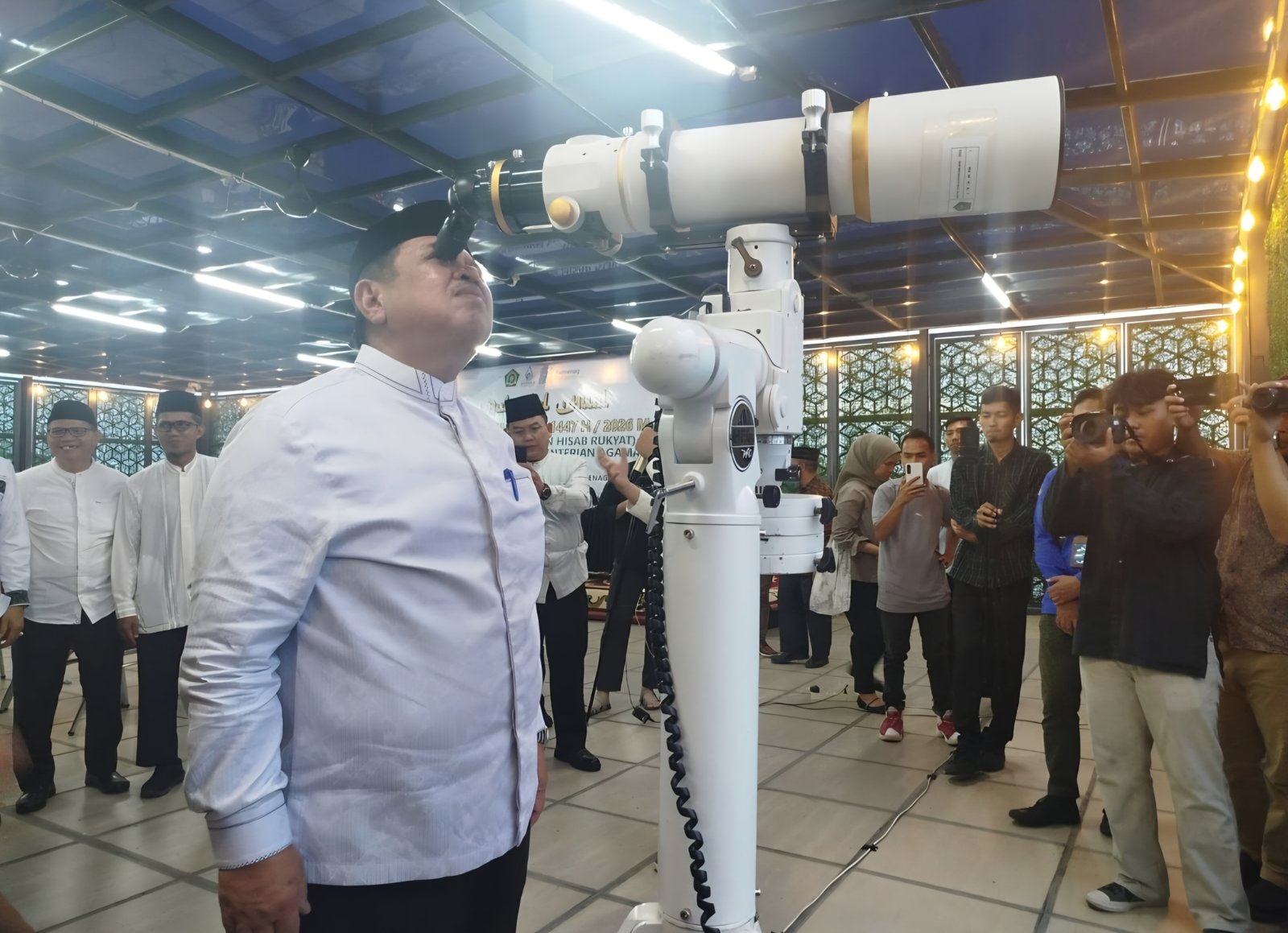 Tim Falakiyah Jambi pantau hilal Ramadhan 2026.