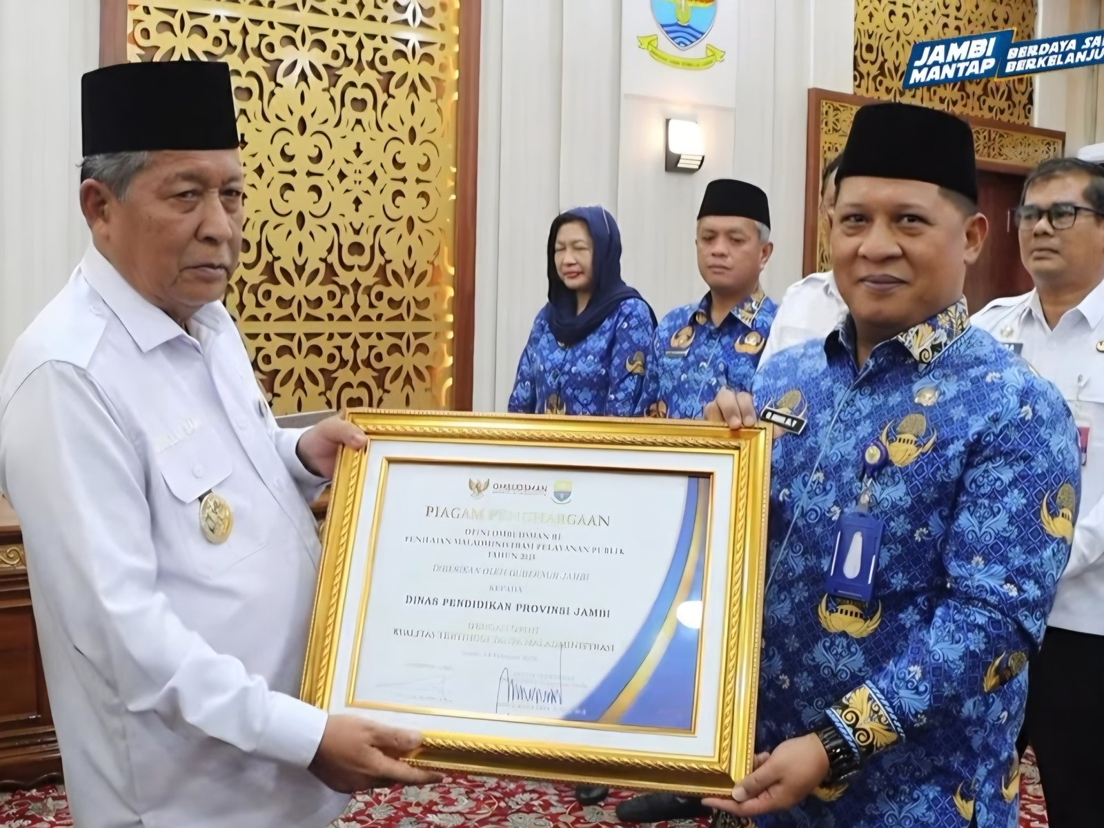 Wagub Jambi Abdullah Sani menghadiri acara Ombudsman RI.