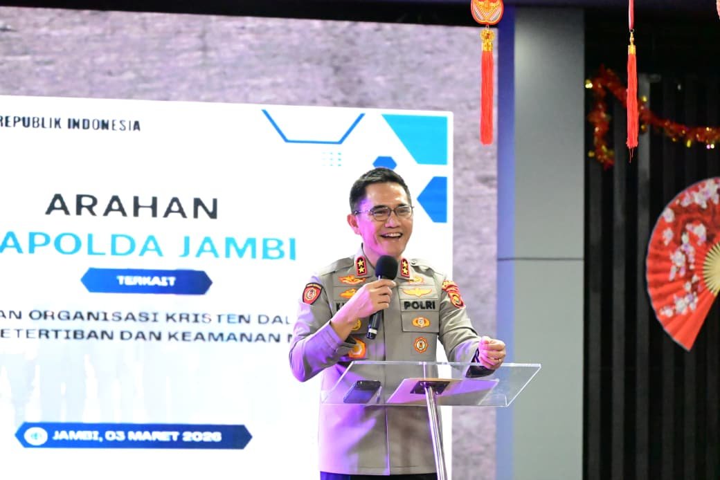 Irjen Pol. Krisno H. Siregar bicara judi online di Sidang PGIW Jambi.