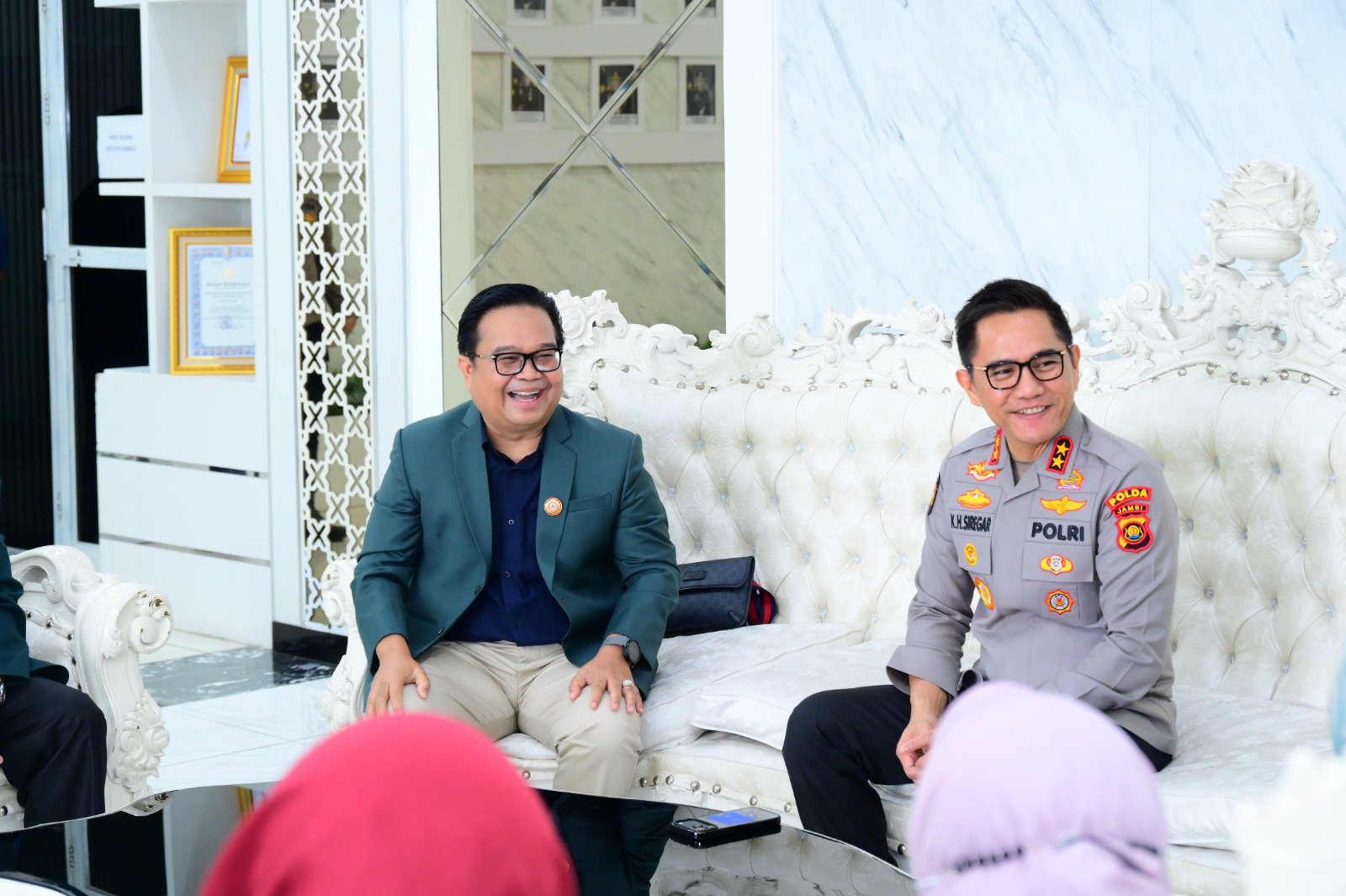 Kapolda Jambi Krisno H Siregar dan IDI Jambi bahas perlindungan dokter.