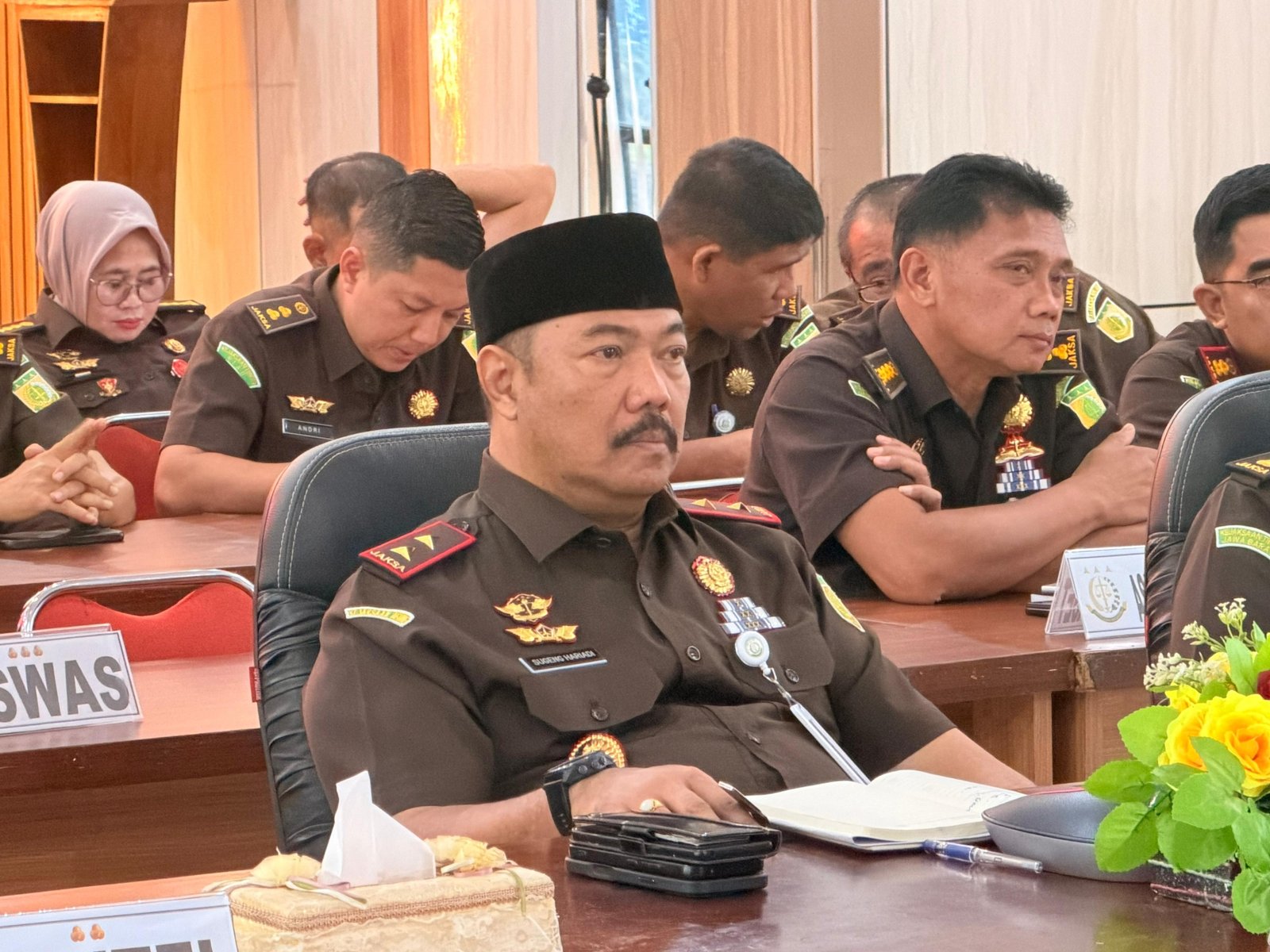 Kajati Jambi Sugeng Hariadi ikuti FGD virtual bersama Jaksa Agung.