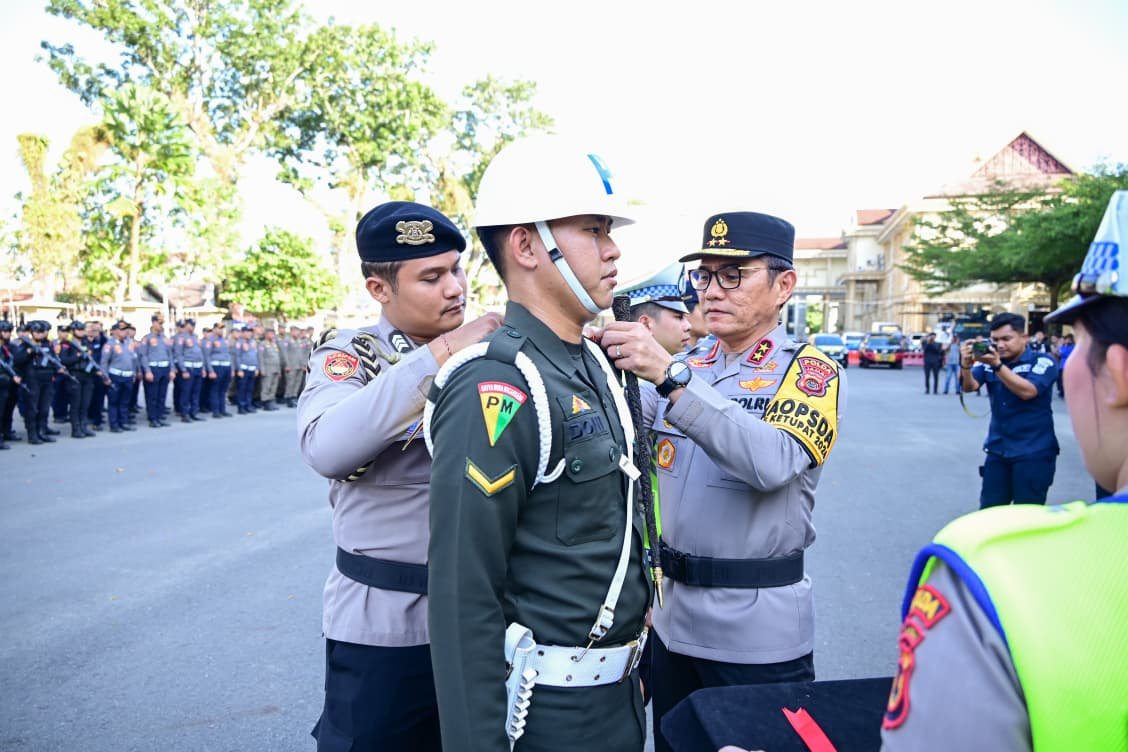 Kapolda Jambi pimpin apel Operasi Ketupat 2026 amankan Lebaran.