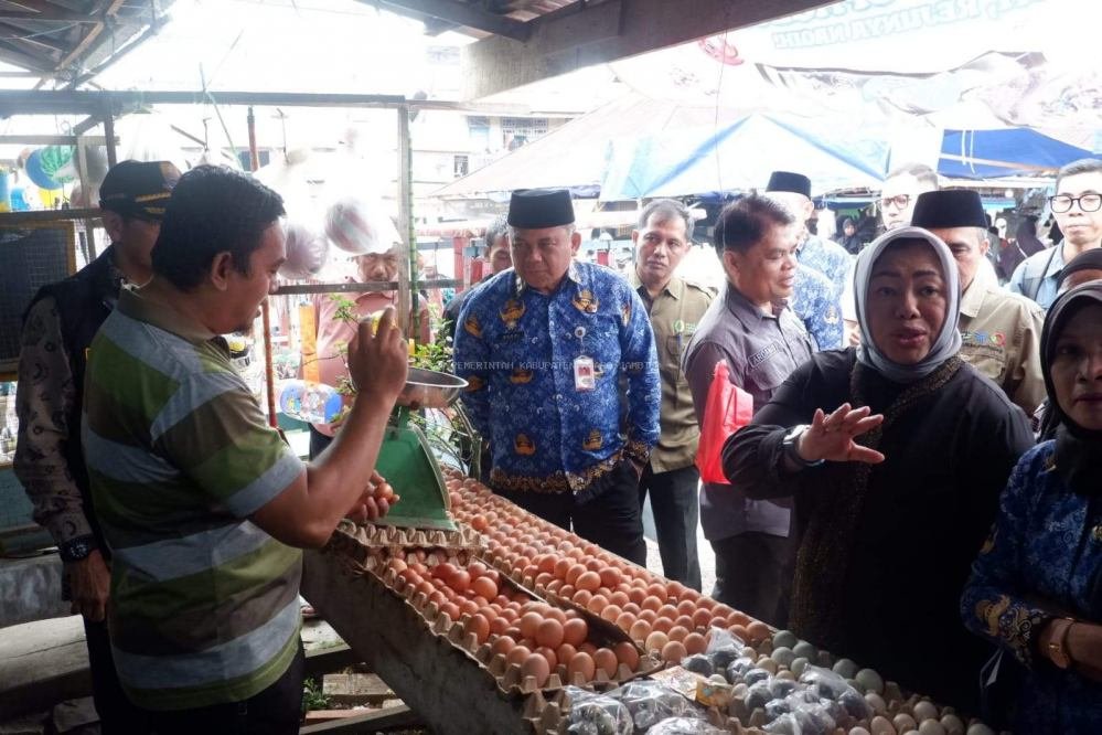 Sekda Muaro Jambi Dampingi Direktur Keanekaragaman Hayati Bapanas Sidak Pasar Sengeti