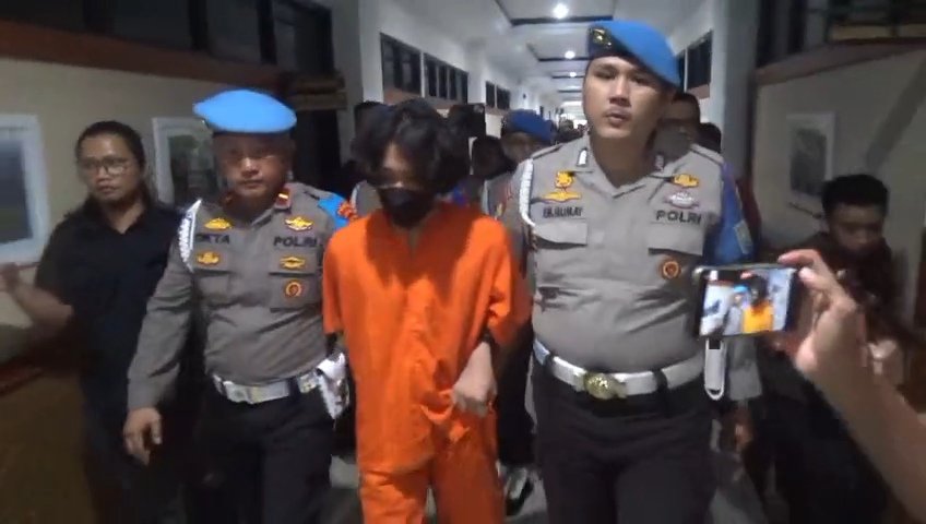 M Alung Ramadhan ditangkap polisi setelah kabur dari Polda Jambi dalam kasus 58 kg sabu