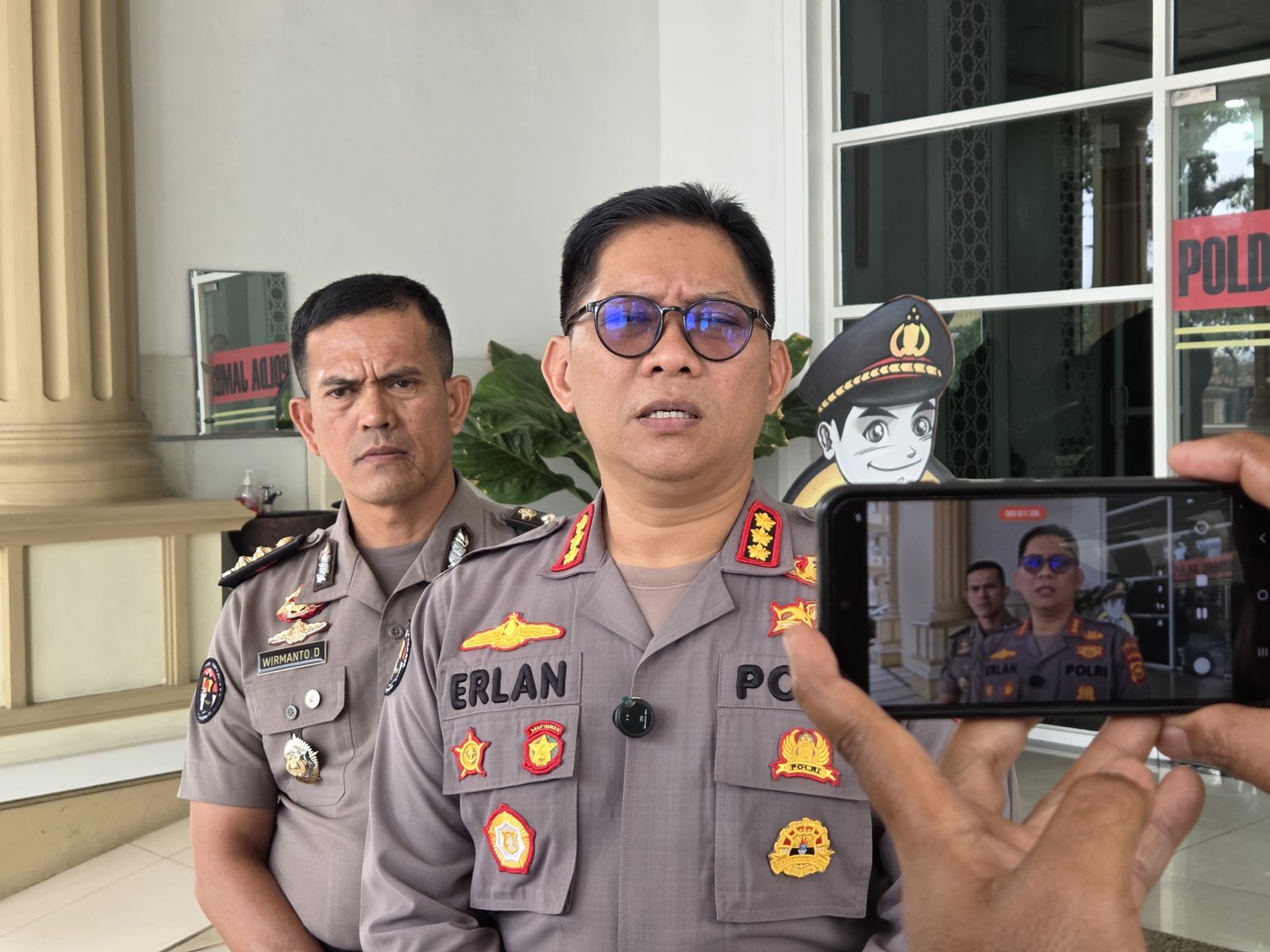 Kombes Pol Erlan Munaji Sampaikan Perkembangan Kasus Dugaan Penipuan Rekrutmen Bintara Polda Jambi