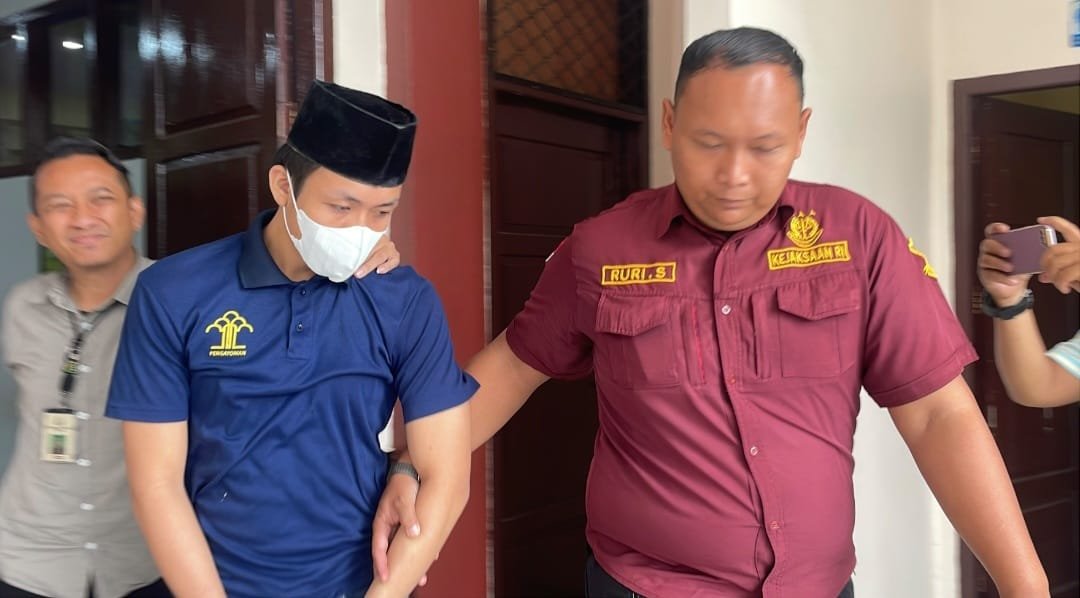 Persidangan M Alung Ramadhan dalam perkara 58 kilogram sabu di PN Jambi