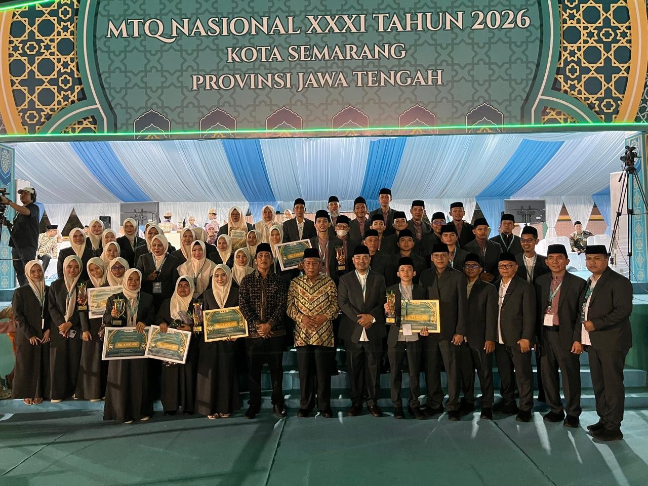 Kafilah Jambi peringkat ke-13 MTQ Nasional XXXI 2026