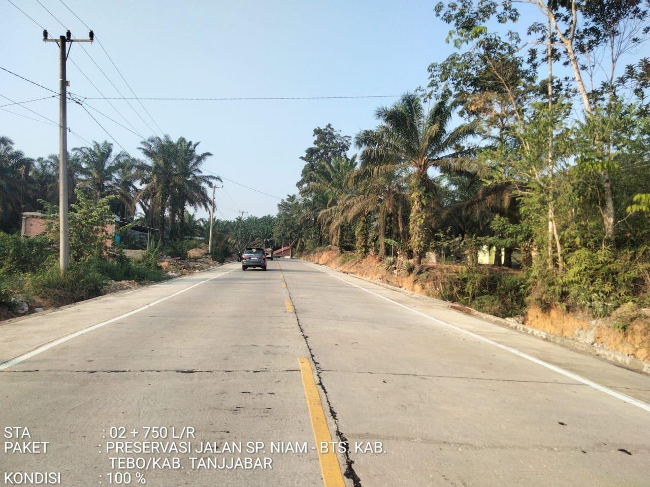 Penanganan Jalan Nasional Simpang Niam Lubuk Kambing Merlung oleh BPJN Jambi