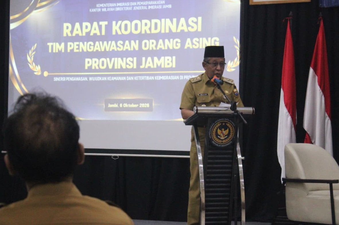 Wagub Sani membuka Rakor Timpora Provinsi Jambi